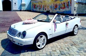 Mercedes W208 clk кабриолет аренда на свадьбу киев
