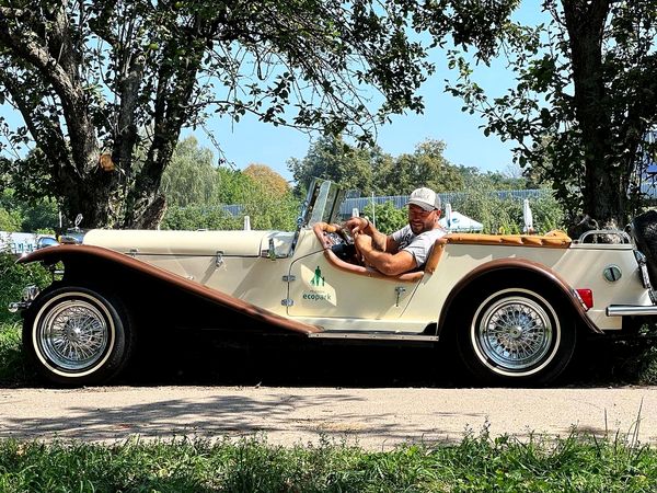 Mercedes Gazelle 1935 ретро кабриолет на свадьбу съемки