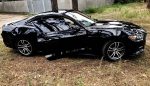 Ford Mustang черный на прокат аренда авто