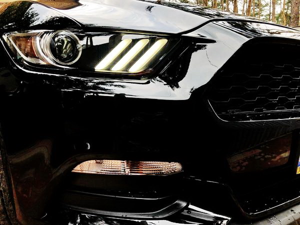 Ford Mustang черный на прокат аренда авто спорткар