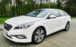 Hyundai Sonata белая 2015 прокат аренда Киев
