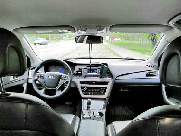 Hyundai Sonata белая 2015 прокат аренда