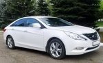 Аренда авто Hyundai Sonata NEW белая Киев цена