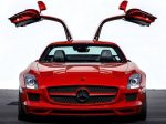 Mercedes Benz SLS AMG красный аренда с водителем на прокат