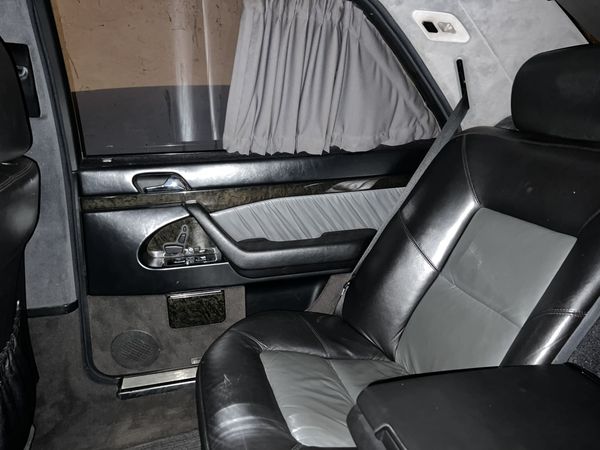 Mercedes W140 S600 черный прокат аренда мерседес с водителем и без водителя