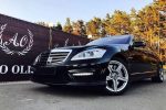 Аренда Mercedes W221 S65L черный авто бизнес класса Киев цена