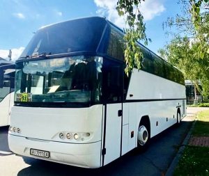 Прокат аренда Neoplan 116H заказать автобус для свадьбы экскурсии в Киеве 50 мест