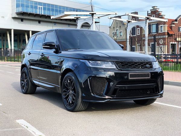 Аренда прокат Range Rover Sport SVR черный с водителем без водителя на свадьбу съемки