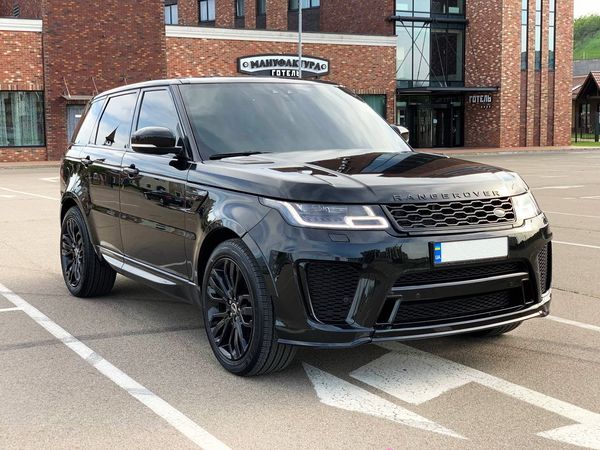 Аренда прокат Range Rover Sport SVR черный с водителем без водителя на свадьбу съемки