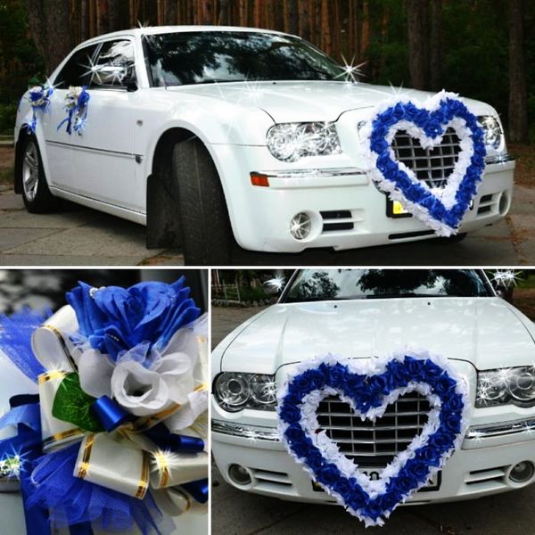 Chrysler 300C белый заказать с водителем на свадьбу
