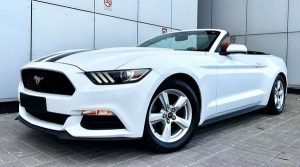  Ford Mustang GT кабриолет белый на свадьбу прокат аренда