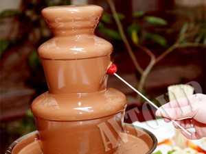 Свадебный шоколадный фонтан на свадьбу цена