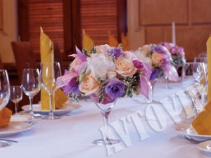 Украшение столов гостей на свадьбу свадебная флористика