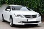 Аренда Toyota Camry V50 белая авто бизнес класса Киев цена