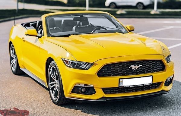 Ford Mustang желтый кабриолет заказать на прокат