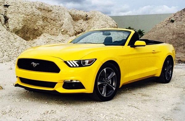 Ford Mustang желтый кабриолет заказать на прокат