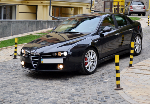 Alfa Romeo черный заказать на свадьбу
