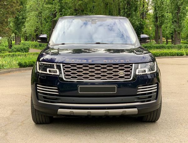 Range Rover синий заказать с водителем прокат джип без водителя на свадьбу трансфер на прокат