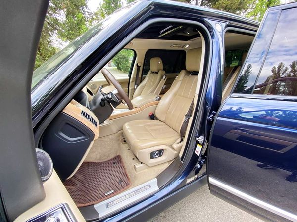 Range Rover синий заказать с водителем прокат джип без водителя на свадьбу трансфер на прокат