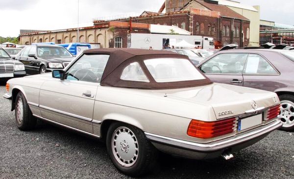 Mercedes SL 107 1985 год ретро на съемки