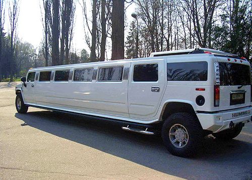 Hummer H2 белый c белым салоном на свадьбу киев