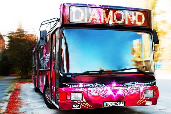 автобус Пати бас Diamond Party Bus аренда в киеве