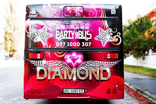 автобус Пати бас Diamond Party Bus аренда в киеве