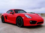 Аренда красный Porsche 718 Cayman спорткар с водителем Киев цена