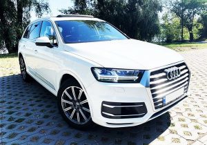 Audi Q7 белая заказать белый джип на свадьбу в Киеве