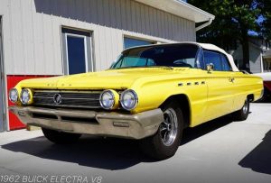 Buick Electra 1962 желтый кабриолет заказать бьюик с водителем на свадьбу