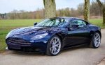 Спорткар Aston Martin DB 11 Volante синий аренда с водителем