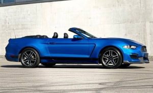 Ford Mustang GT синий аренда кабриолет на свадьбу для съемки кино без водителя Киев