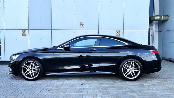 Mercedes-Benz W217 S560 AMG Coupe черный на прокат аренда купе без водителя