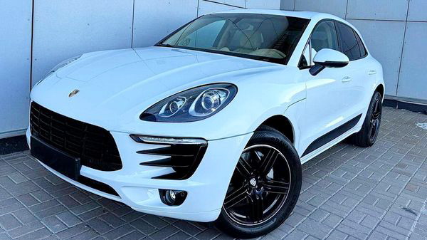 Внедорожник Porsche Macan S белый на свадьбу с водителем без водителя на прокат Киев