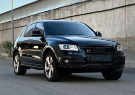 Внедорожник Audi Q5-Quattro черный арендовать c водителем прокат без водителя