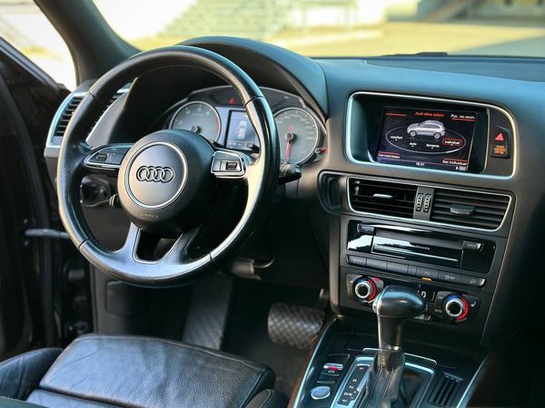 Внедорожник Audi Q5-Quattro черный арендовать c водителем прокат без водителя