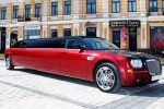 Аренда лимузина Chrysler 300C бордовый Киев цена