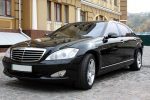 Оренда VIP авто Mercedes W221 S550L чорний Київ ціна