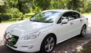 Peugeot 508GT белый машина на свадьбу