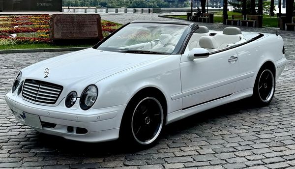 Mercedes W208 clk кабріолет оренда на весілля київ