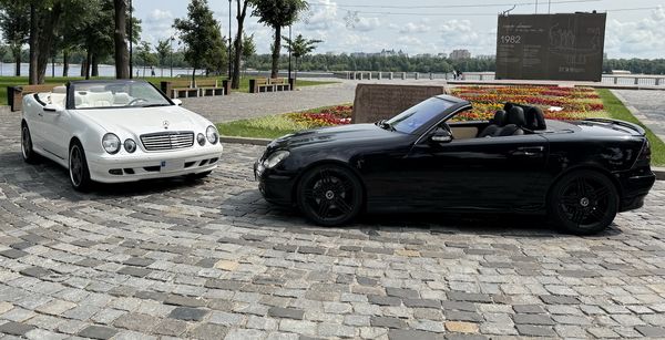 Mercedes W208 clk кабріолет оренда на весілля київ