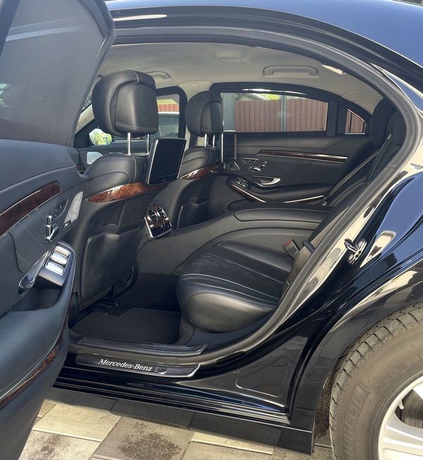 Mercedes Benz W222 S600 VR9 GUARD на прокат без водія в Києві