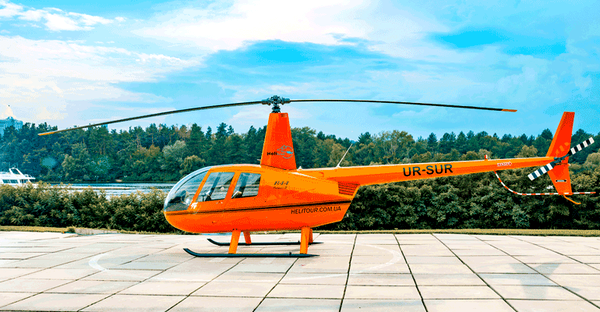 Гелікоптер Robinson R44 для фотосесії — оренда в Києві