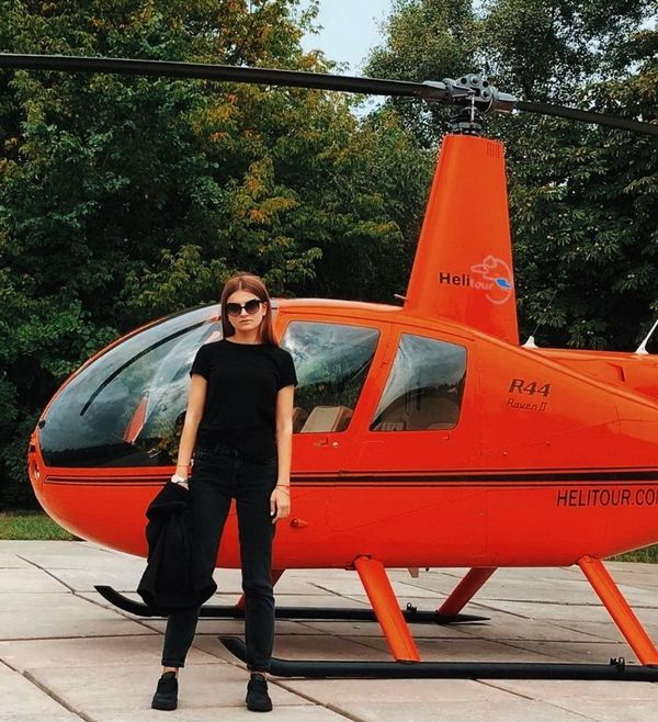 Гелікоптер Robinson R44 для фотосесії — оренда в Києві